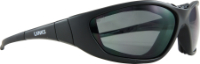 BANDIT III SAFETY GLASSES LINKS BLACK WITH SMOKE ANTIFOG LENS